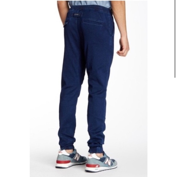 Zanerobe sureshot drawstring denim joggers pants - Picture 3 of 11
